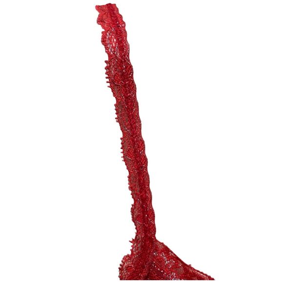 Justice size L (14) red camisole shelf bra lace trim red y2k style - Picture 10 of 12